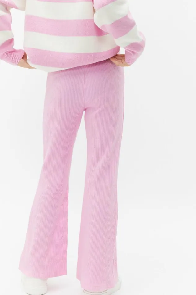 Child Leggings Seed Heritage Essential Flare Legging Fairy Floss