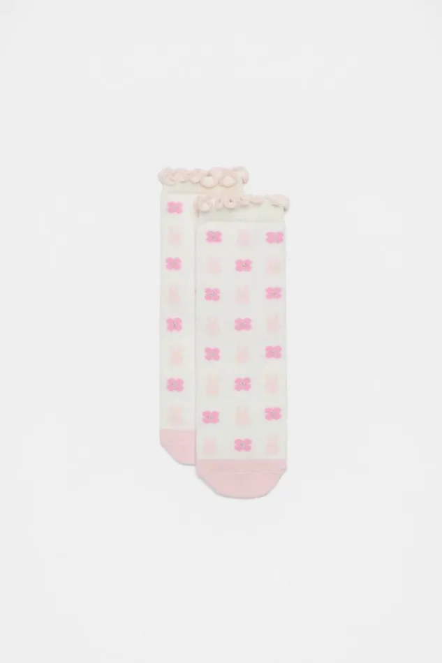 Child Socks and Tights Seed Heritage Bunny Flower Sock Multi