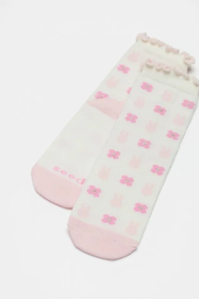 Child Socks and Tights Seed Heritage Bunny Flower Sock Multi