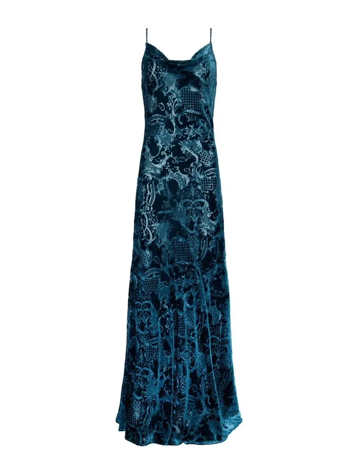 Christine Dress Deep Teal Rococo Women L039Agence Dresses and Jumpsuits Christine Dress Deep Teal Rococo Women L039Agence Dresses and Jumpsuits