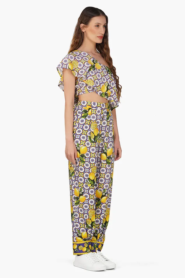 Citrus Lemon Printed Pant Citrus Lemon Printed Pant