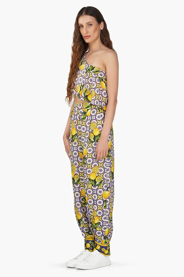 Citrus Lemon Printed Pant Citrus Lemon Printed Pant