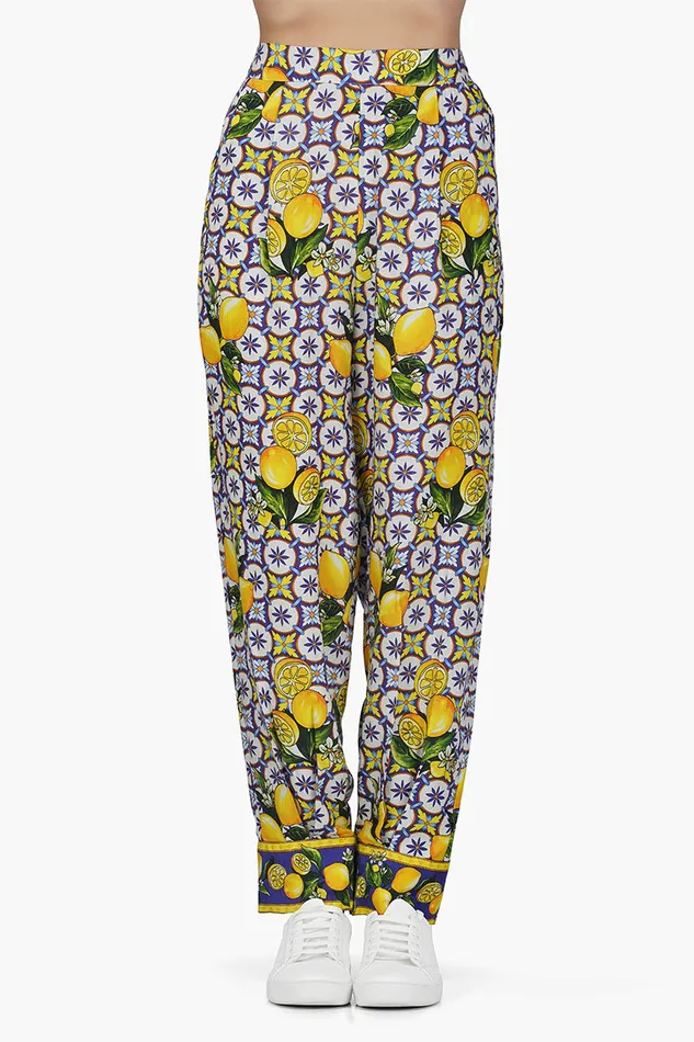 Citrus Lemon Printed Pant Citrus Lemon Printed Pant