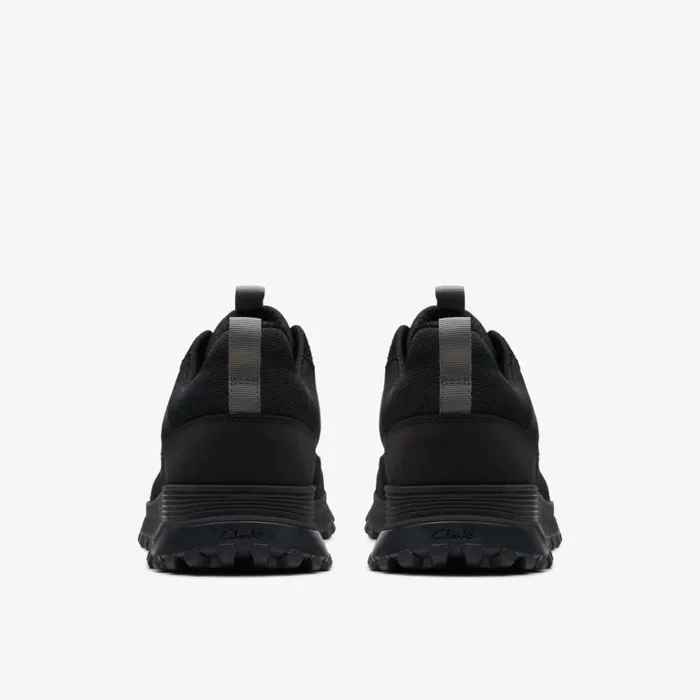 Clarks ATL Trek Run GORETEX Black Trainers Black Men High Grip Shoes And Boots