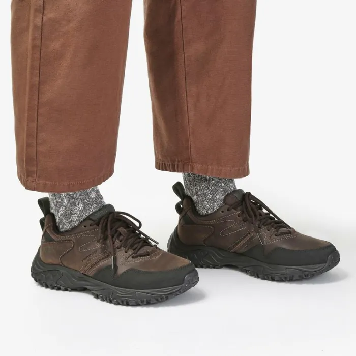 Clarks ATL Walk Go Waterproof Dark Brown Leather Trainers Dark Brown Leather Men Waterproof Shoes And Boots
