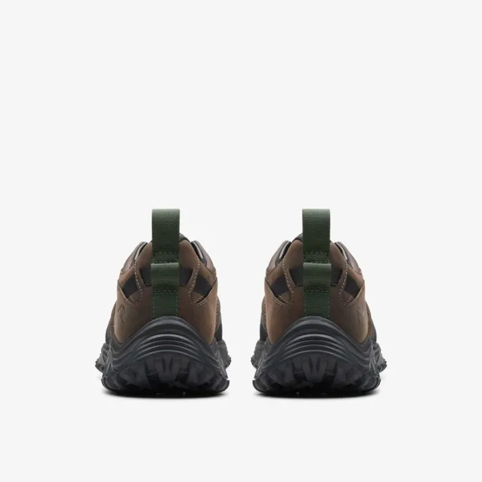 Clarks ATL Walk Go Waterproof Dark Brown Leather Trainers Dark Brown Leather Men Waterproof Shoes And Boots
