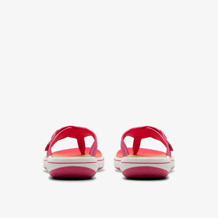 Clarks Brinkley Reyna Bright Pink Ombre Flip Flop Bright Pink Ombre Women Sliders And Flip Flops
