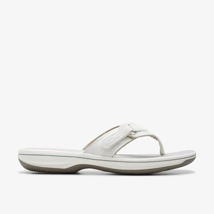Clarks Brinkley Sea White Synthetic Flip Flops White Synthetic Women Sliders And Flip Flops Clarks Brinkley Sea White Synthetic Flip Flops White Synthetic Women Sliders And Flip Flops