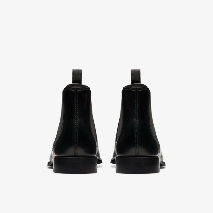 Clarks Craft Arlo Top Black Leather Boots Black Leather Men Chelsea Boots