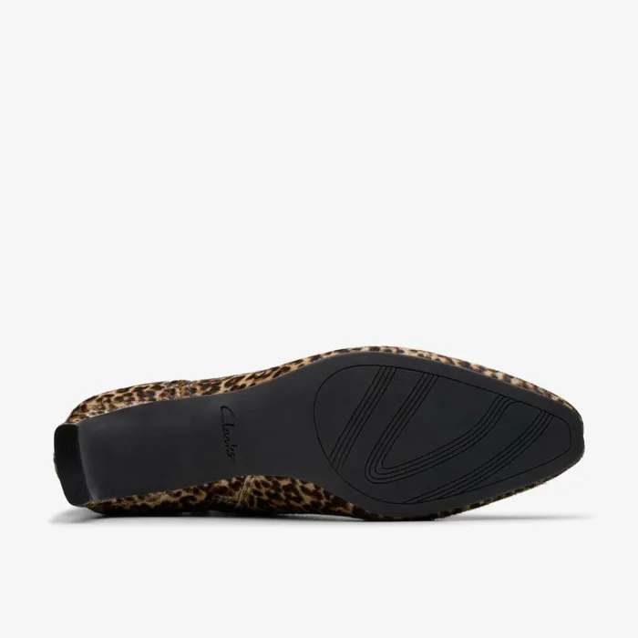 Clarks Edina Up Leopard Print Ankle Boots Leopard Print Women Ankle Boots