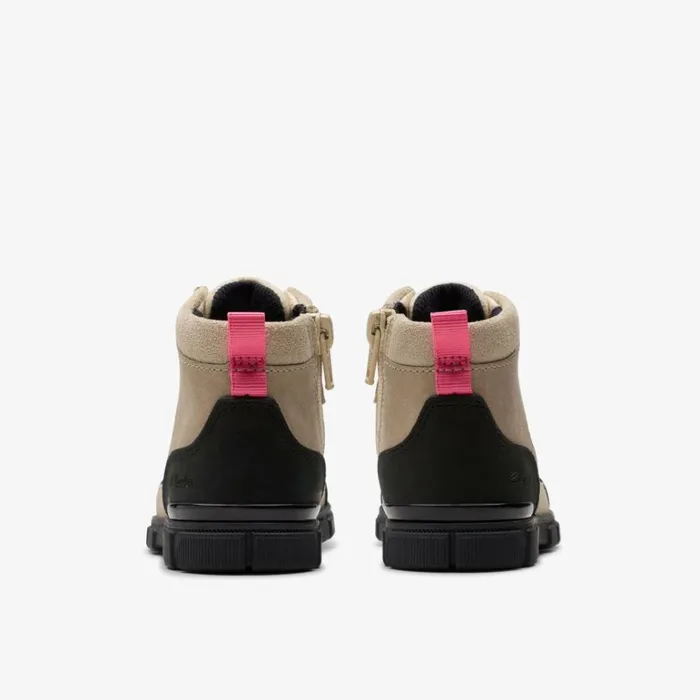 Clarks Evyn Hike Toddler Off White Ankle Boots Off White Kids Toddler Shoes