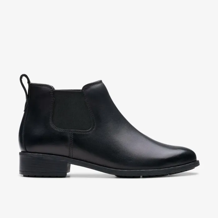 Clarks Havisham Top Black Leather Ankle Boots Black Leather Women Chelsea Boots Clarks Havisham Top Black Leather Ankle Boots Black Leather Women Chelsea Boots