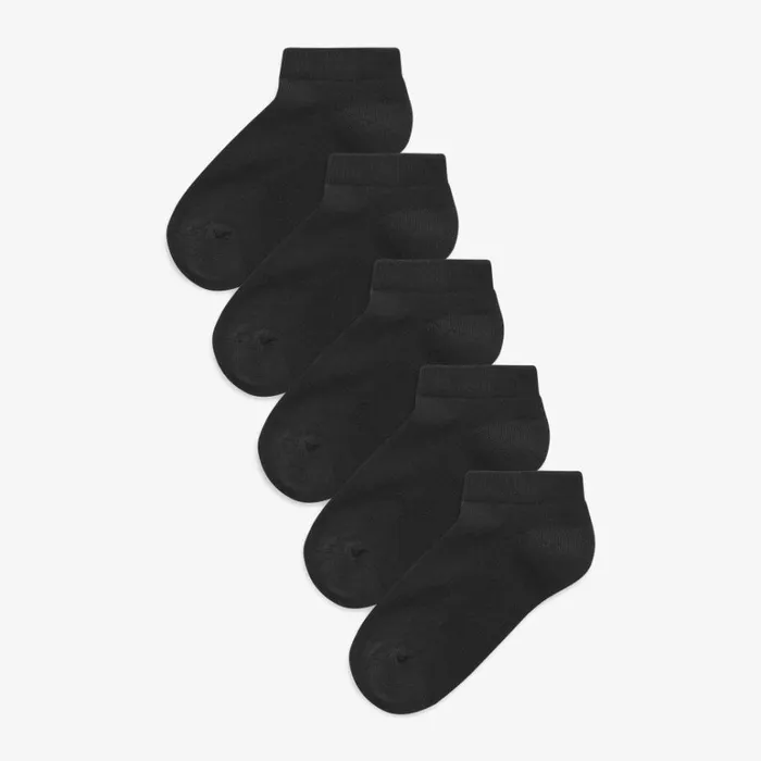 Clarks Kids Unisex Trainer Socks Junior Size 465 Black Black Kids Socks and Tights Clarks Kids Unisex Trainer Socks Junior Size 465 Black Black Kids Socks and Tights
