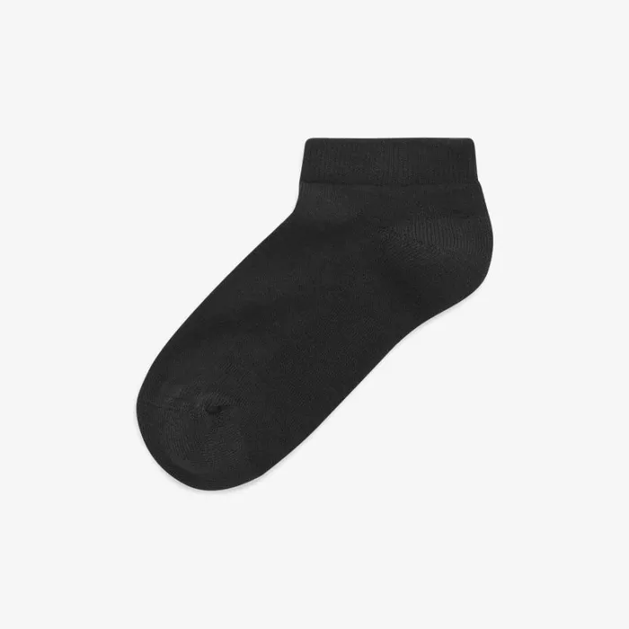 Clarks Kids Unisex Trainer Socks Junior Size 465 Black Black Kids Socks and Tights