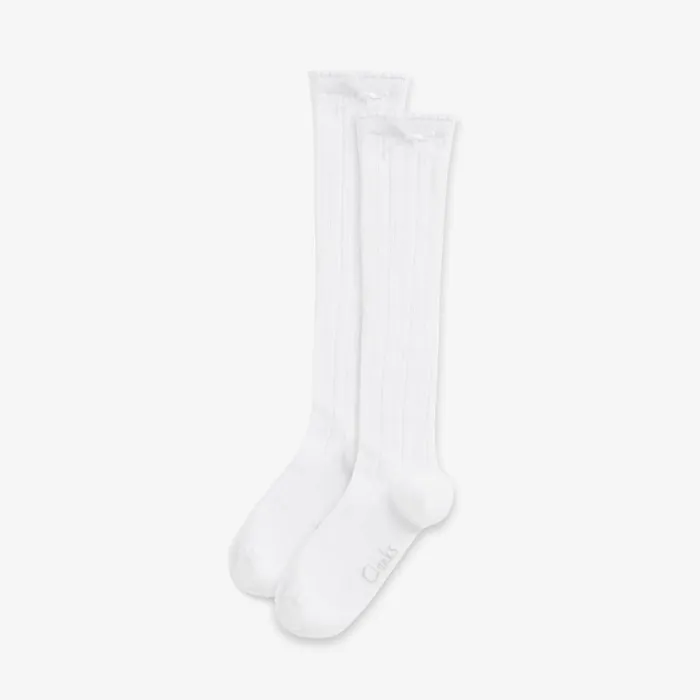 Clarks Knee High Socks 2 Pack Infant Size 912 White Socks White Kids Socks and Tights Clarks Knee High Socks 2 Pack Infant Size 912 White Socks White Kids Socks and Tights