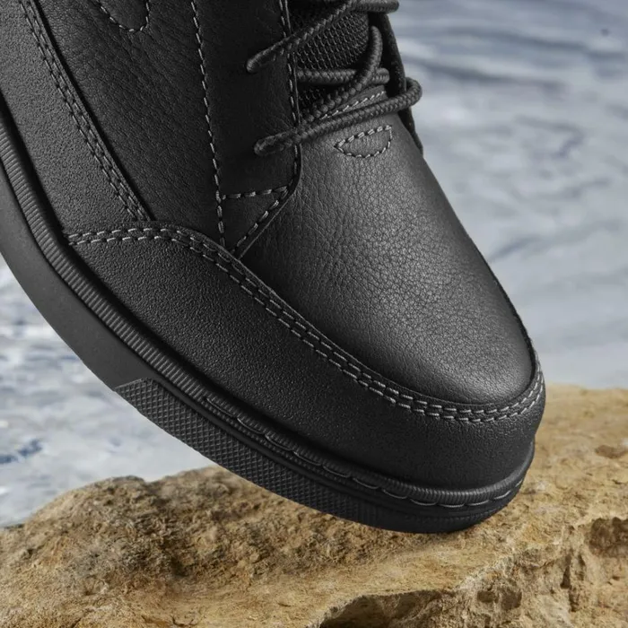 Clarks Mapstone Hi GORETEX Black Warmlined Leather Ankle Boots Black Warmlined Leather Men High Grip Shoes And Boots
