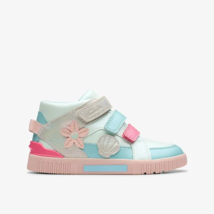 Clarks Oslo Play Kid Light Blue Multicolour Ankle Boots Light Blue Multicolour Kids Trainers Clarks Oslo Play Kid Light Blue Multicolour Ankle Boots Light Blue Multicolour Kids Trainers