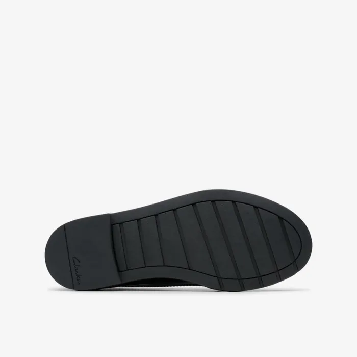 Clarks Scala Loafer Kid Black Patent Loafers Black Patent Kids School Shoes