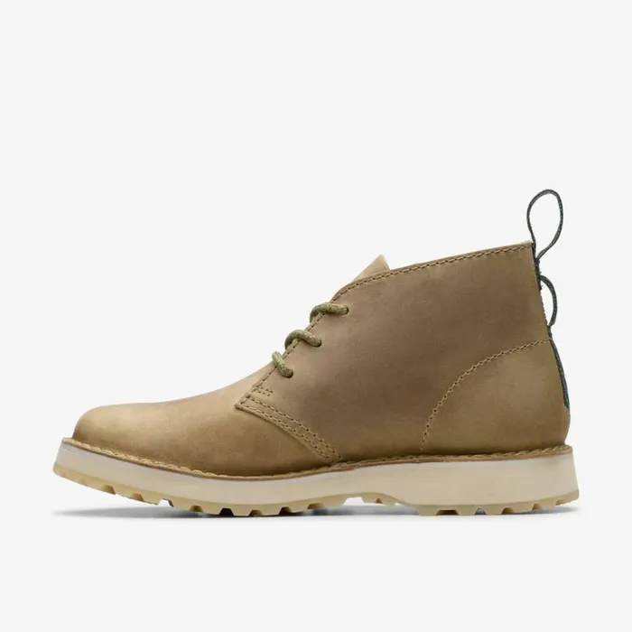 Clarks Solsbury Desert Boot Dark Sand Leather Desert Boot Dark Sand Leather Men Brown Boots