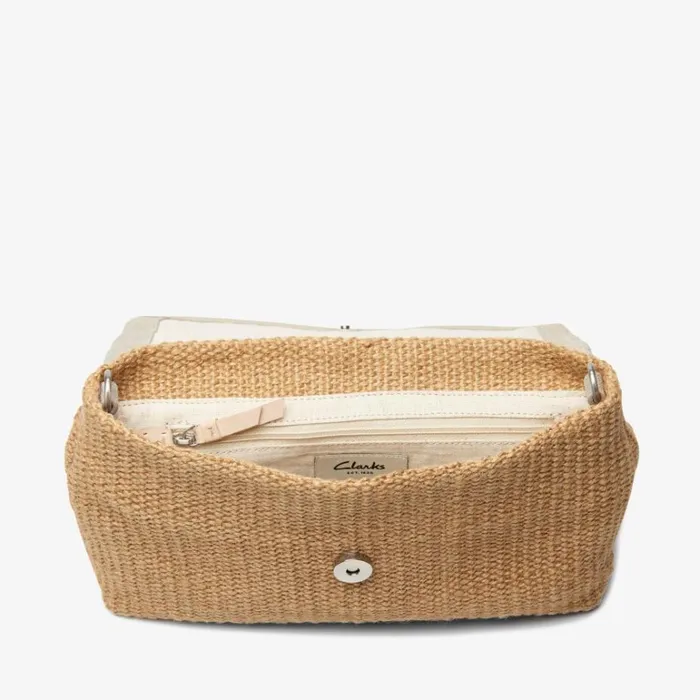 Clarks Summery Small Champagne Leather Across Body Bag Champagne Leather Women Women039s Bags