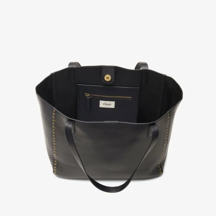 Clarks Utility Tote Black Leather Tote Bag Black Leather Women Women039s Bags