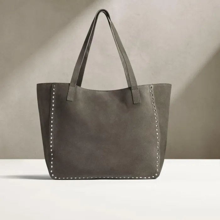 Clarks Utility Tote Dark Grey Suede Tote Bag Dark Grey Suede Women Women039s Bags
