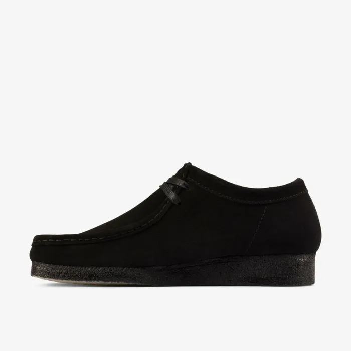 Clarks Wallabee Black Suede Shoes Black Suede Men Wallabees
