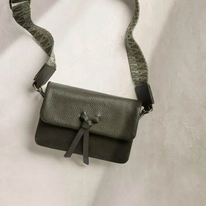 Clarks Willow Mini Dark Green Combination Across Body Bag Dark Green Combination Women Women039s Bags