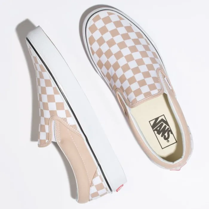 Classics Shoes Checkerboard SlipOn FrappeTrue White 8211 Vans Women