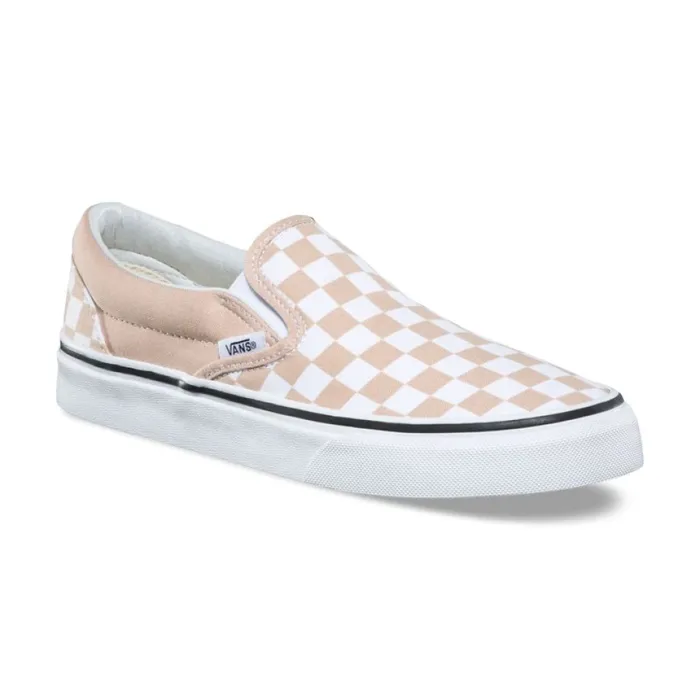 Classics Shoes Checkerboard SlipOn FrappeTrue White 8211 Vans Women Classics Shoes Checkerboard SlipOn FrappeTrue White 8211 Vans Women