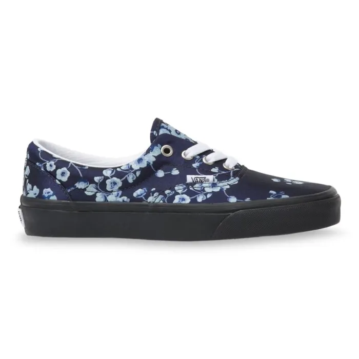 Classics Shoes Florals Era BlueBlack Vans Women Classics Shoes Florals Era BlueBlack Vans Women