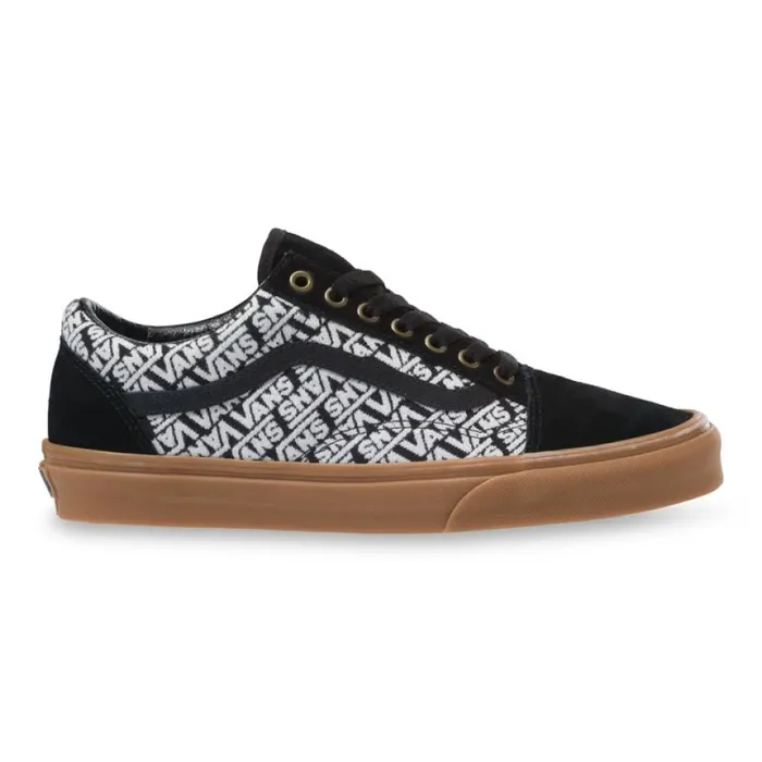 Classics Shoes Jacquard Old Skool BlackTurtledove 8211 Vans Men Classics Shoes Jacquard Old Skool BlackTurtledove 8211 Vans Men