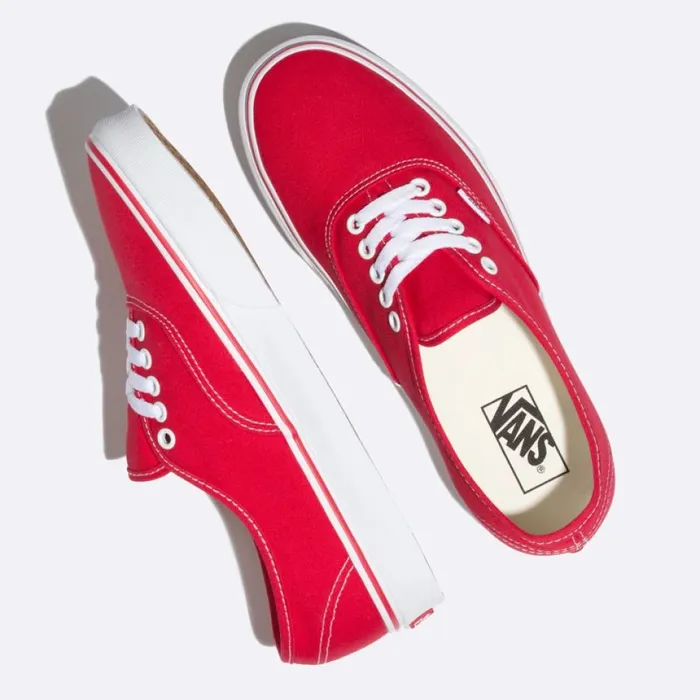 Classics Shoes Men Authentic Red Vans Classics Shoes Men Authentic Red Vans