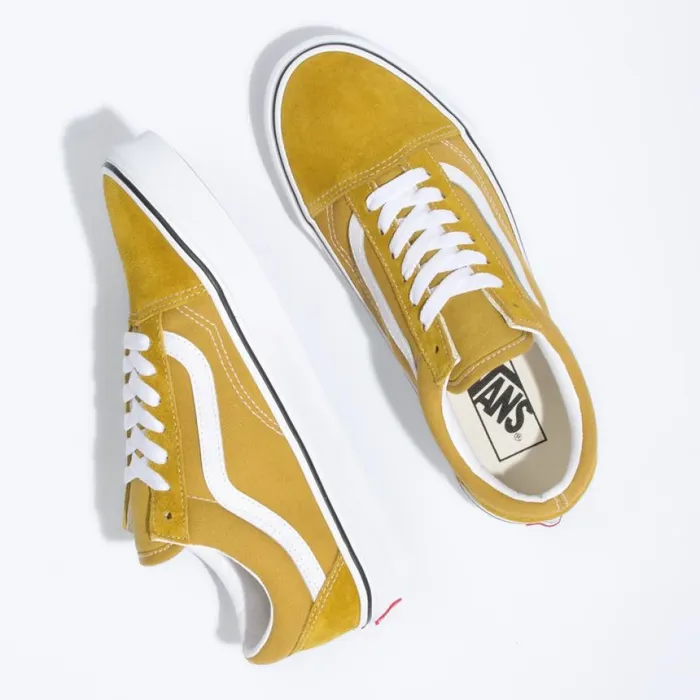 Classics Shoes Old Skool Olive OilTrue White Vans MenWomen Classics Shoes Old Skool Olive OilTrue White Vans MenWomen