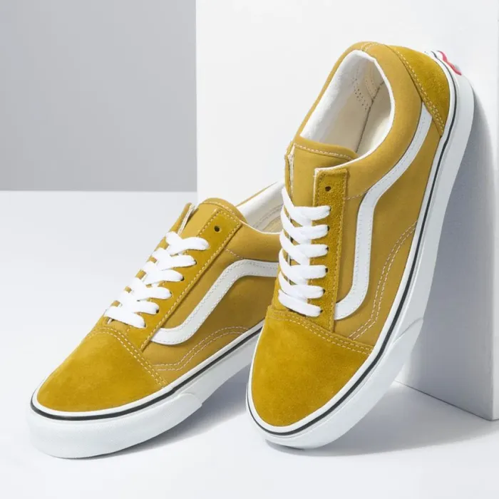 Classics Shoes Old Skool Olive OilTrue White Vans MenWomen Classics Shoes Old Skool Olive OilTrue White Vans MenWomen