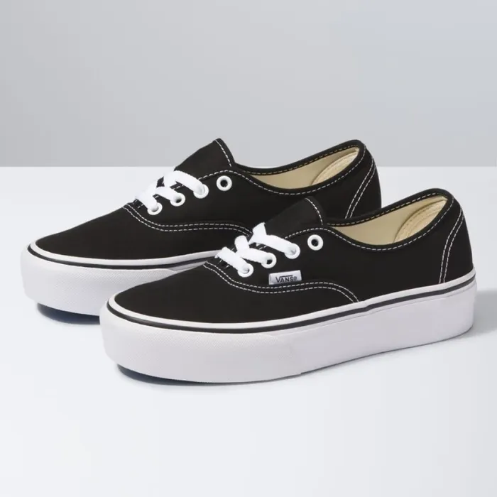 Classics Shoes Vans Women Authentic Platform 20 Black