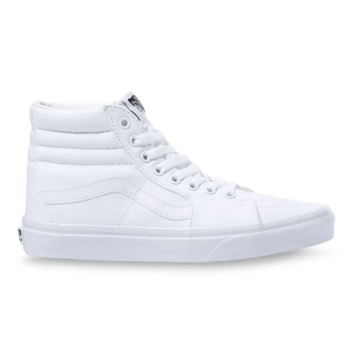 Classics Shoes Vans Women Canvas Sk8Hi True White Classics Shoes Vans Women Canvas Sk8Hi True White