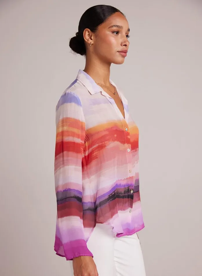 Clean Shirt 8211 Canyon Stripe Print Women Bella Dahl Button Down Clean Shirt 8211 Canyon Stripe Print Women Bella Dahl Button Down