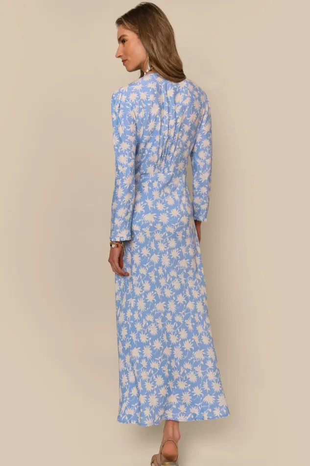 Clover Vintage Daisy Blue Women RIXO Dresses Clover Vintage Daisy Blue Women RIXO Dresses