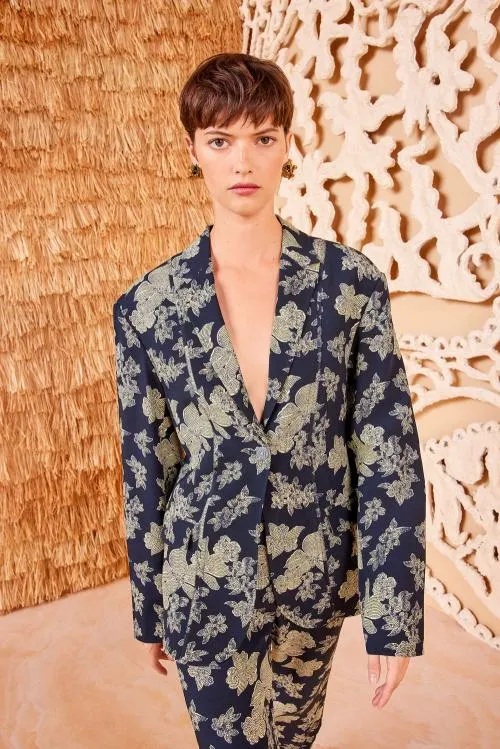 Coats And Jackets Women Ulla Johnson Amandine Blazer Minuit Coats And Jackets Women Ulla Johnson Amandine Blazer Minuit