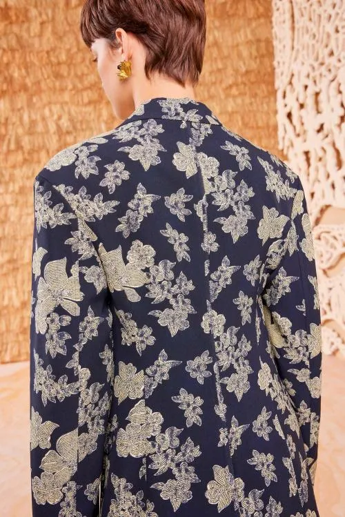 Coats And Jackets Women Ulla Johnson Amandine Blazer Minuit Coats And Jackets Women Ulla Johnson Amandine Blazer Minuit