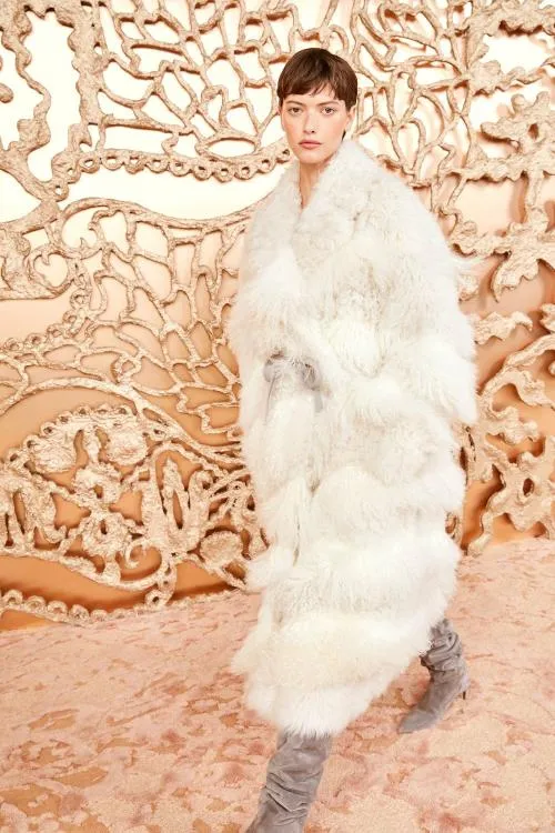 Coats And Jackets Women Ulla Johnson Emrys Shearling Coat Ivory Patchwork Coats And Jackets Women Ulla Johnson Emrys Shearling Coat Ivory Patchwork