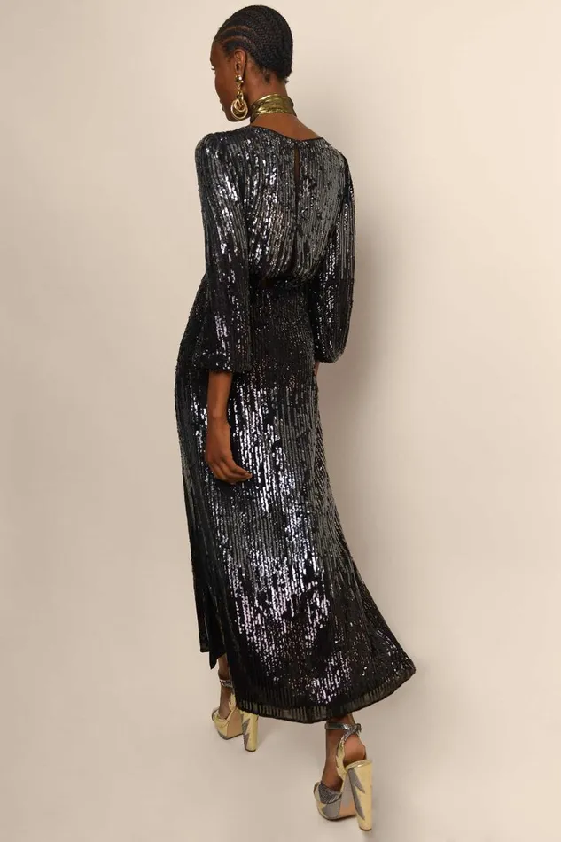Coco Black Sequin Women RIXO Dresses Coco Black Sequin Women RIXO Dresses
