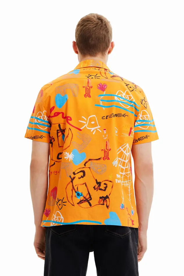 Collage Resort Shirt Mens Desigual Shirts