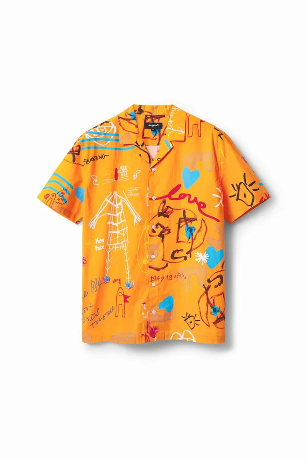Collage Resort Shirt Mens Desigual Shirts