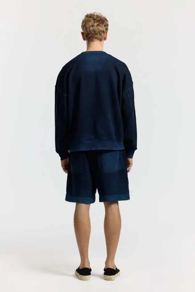 COTTON CITIZEN Boston Crew Vintage Navy Men Sweatshirts COTTON CITIZEN Boston Crew Vintage Navy Men Sweatshirts