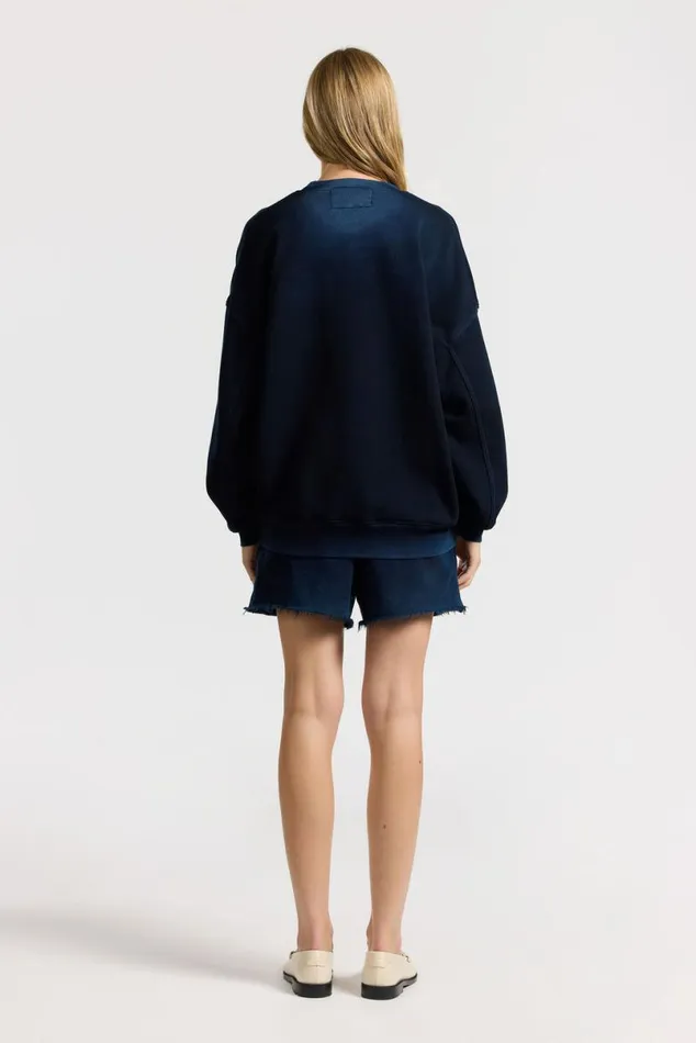 COTTON CITIZEN Boston Crew Vintage Navy Men Sweatshirts COTTON CITIZEN Boston Crew Vintage Navy Men Sweatshirts
