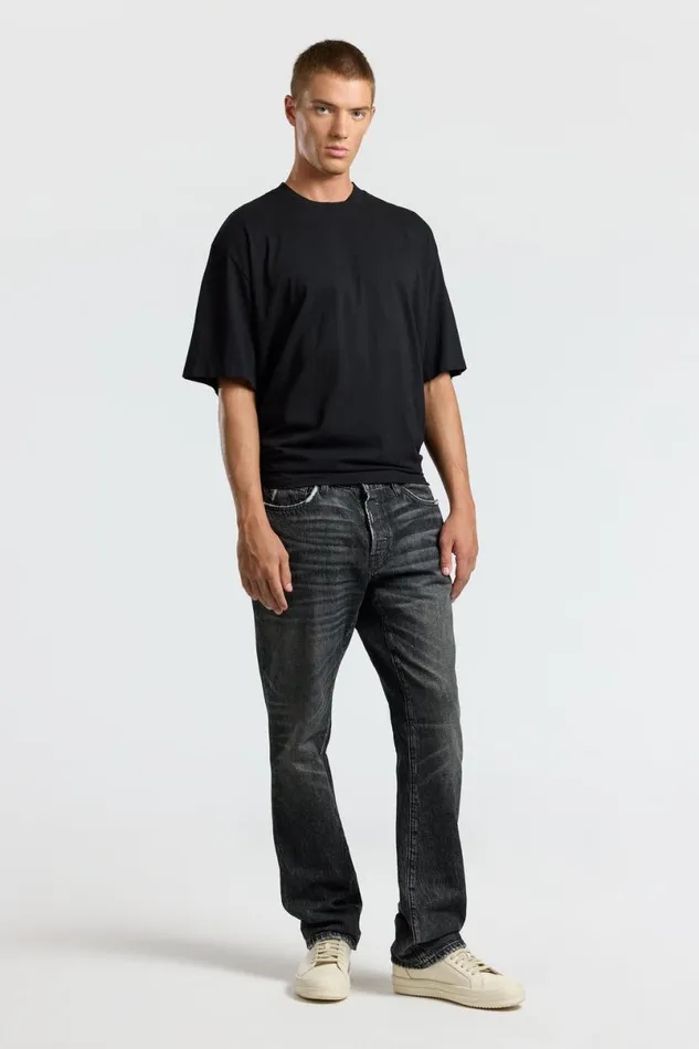 COTTON CITIZEN Bowie Tee Jet Black Men Tees COTTON CITIZEN Bowie Tee Jet Black Men Tees