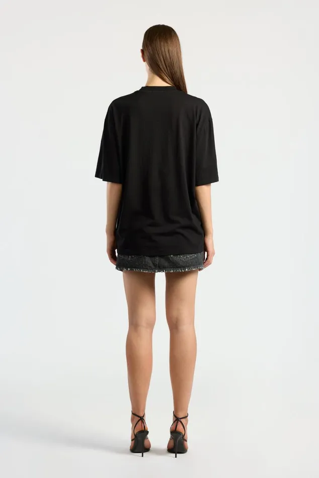 COTTON CITIZEN Bowie Tee Jet Black Men Tees COTTON CITIZEN Bowie Tee Jet Black Men Tees