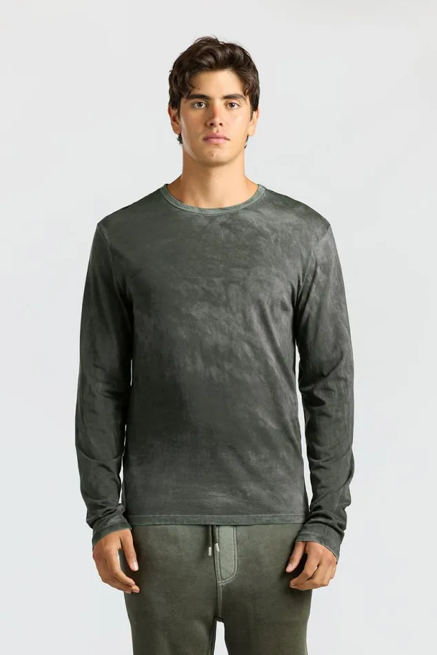 COTTON CITIZEN Classic Crew Long Sleeve Shirt Vintage Alpine Men Shirts